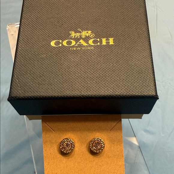 Coach Rose Gold Earrings - Picture 3 of 4